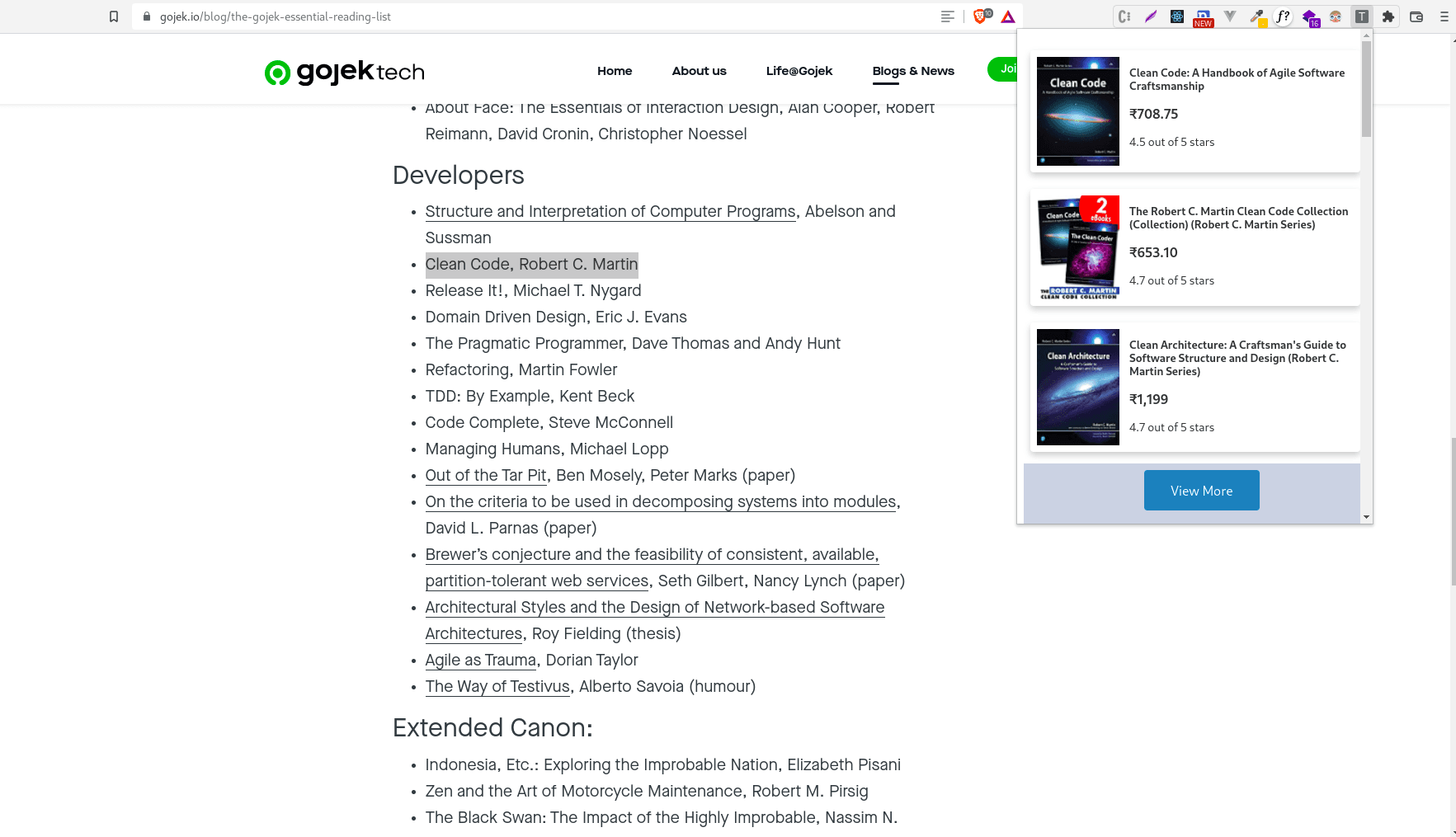TapX interface screenshot